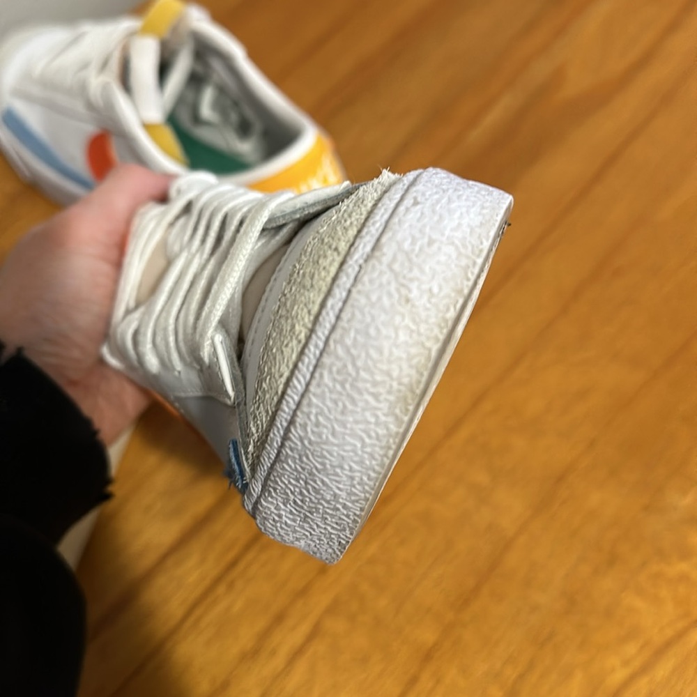 Nike Blazer Sneaker, White Multicolor - Picture 9 of 11